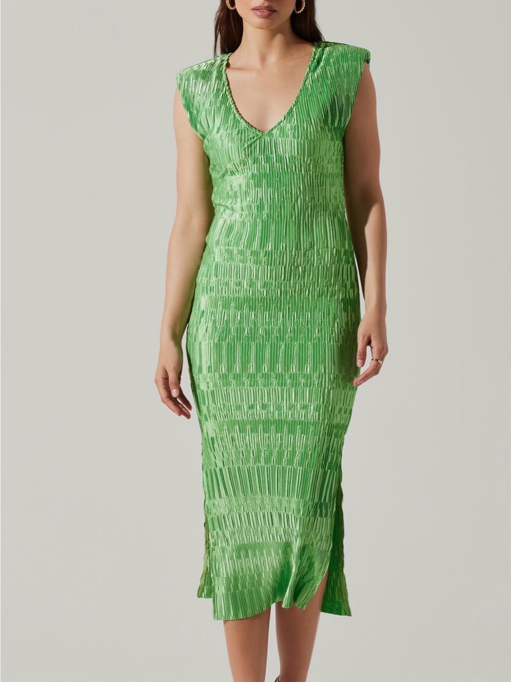 Astr the label Nyah Ruched Velvet Dress NWT Small